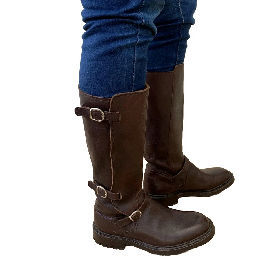 Botas de montar Tricker para mujer de cuero marrón - talla 8 EE. UU. / 5 UK / 38 UE - Foto 2 de 4