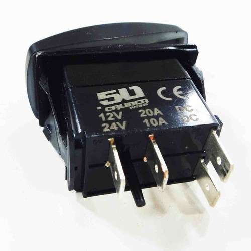 Blue Illuminated Waterproof Rocker Switch Rock Lights RZR Teryx Maverick Viking - Foto 4 di 8