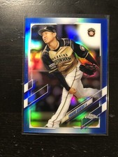 Chihiro Kaneko #221 Topps Chrome Chihiro Kaneko Blue Refractor /150 Card PWE