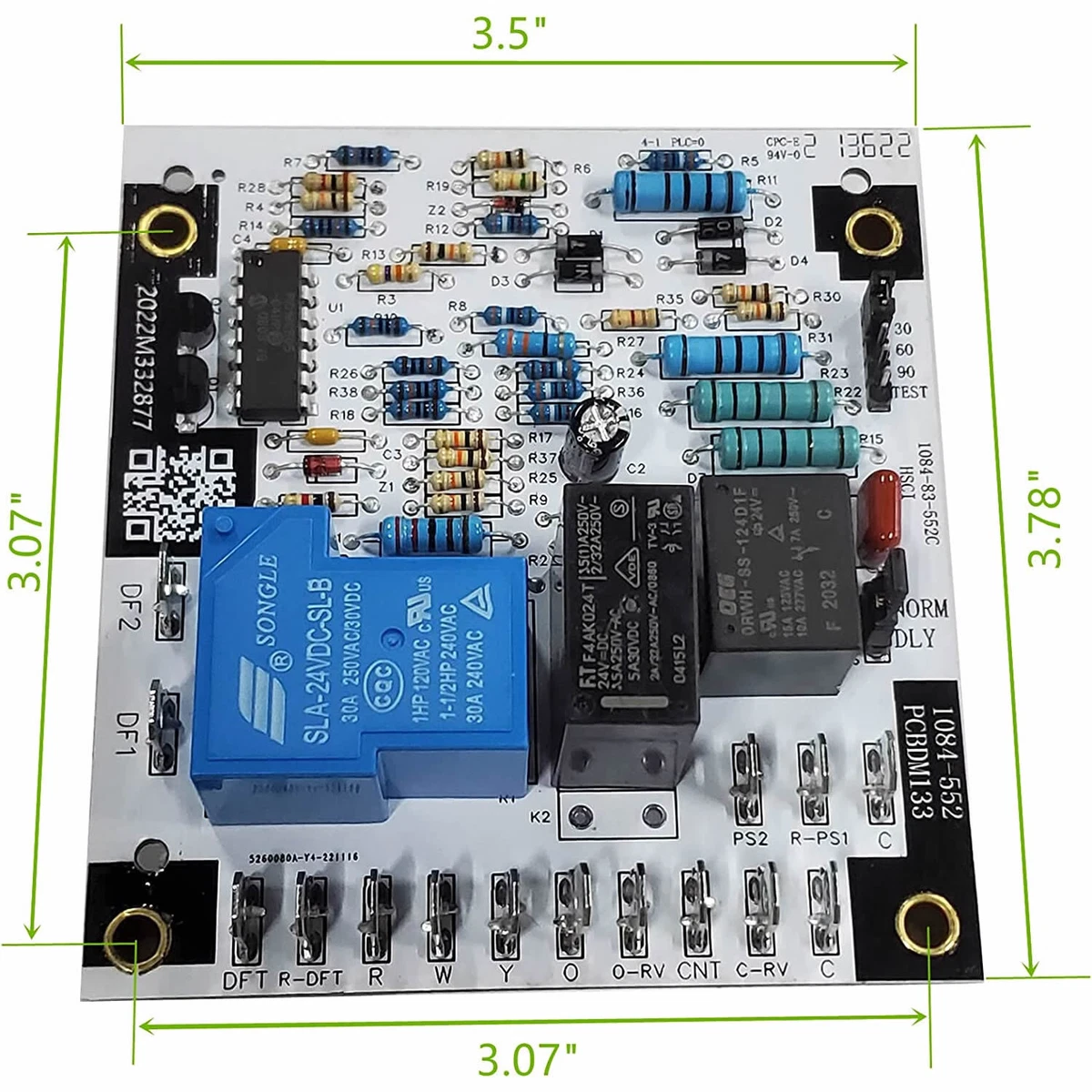 Air Conditioner Defrost Control Board PCBDM133S | Goodman Defrost Control Board - Repair Clinic