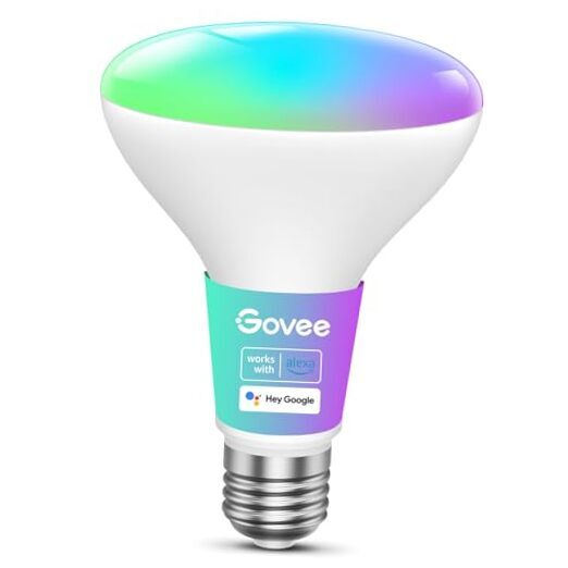 Smart Light Bulbs200 Lumens Dimmable BR30 Bulbs, RGBWW Color Changing Light 1