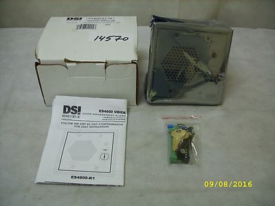 NEW Designed Security Inc. DSI - Voice Synthesized Door Prop Alarm ES4600-K1-T0