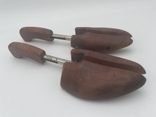 Rochester Shoe Tree Co Pair Wooden Split Toe Adjustable Vintage Estate