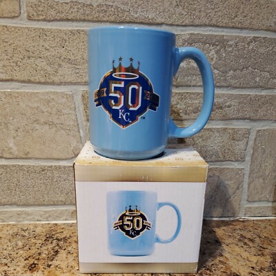 KC Kansas City Royals SGA 50th Anniversary Coffee Mug MLB Baseball New |  eBay