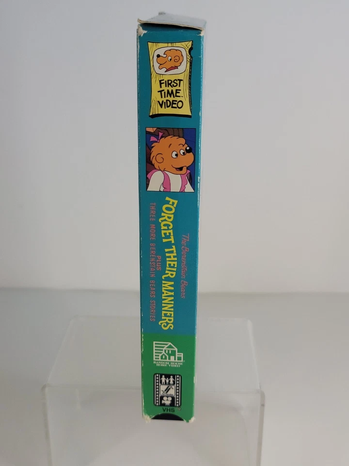 The Berenstain Bears Forget Their Manners VHS Tape (1989) Vintage 80s First Time - Image 3 of 4