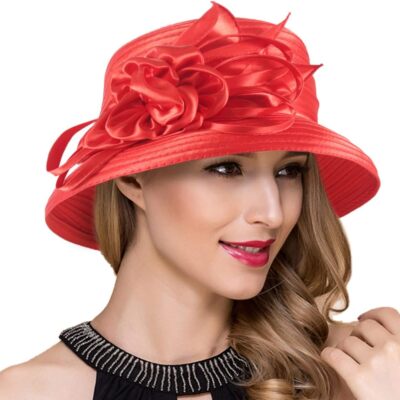 4126 Women Derby Church Dress Bucket Hat Fascinators Bridal Tea Party Women Kentucky Derby Church Dress Bucket Hat Fascinators  main image 2