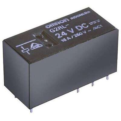 2pc OMRON ELECTRONIC COMPONENTS G2RL-1-E-CF DC12 Relay SPDT PCB Class F,16A 12V