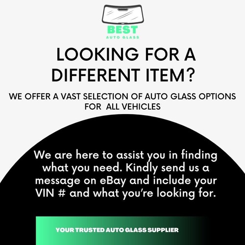 Fits: 1998 Ford Econoline VAN Driver Side Rear Left Glass Stationery 5Holes - Picture 3 of 7