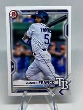 2021 Bowman Prospects Paper #BP-57 Wander Franco - Tampa Bay Rays Rookie