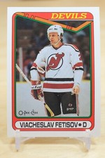 1990-91 O-Pee-Chee OPC Base #27 Viacheslav Fetisov - New Jersey Devils