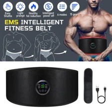 EMS Intelligent Fitness Belt ABS Abdominal Muscle Toning Belt Trainer 6 Modes