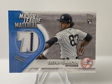 2021 Topps DEIVI GARCIA Player-Worn patch Rookie Card Brewers #mlm-dg Pinstripe!
