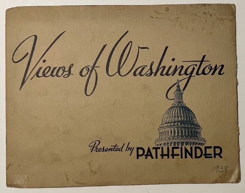 Vintage 1938 Views Of Washington Souvenir Brochure