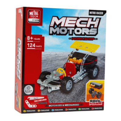 Metal Tech Mech Motors Motorized Nitro Racer - MINT Engineering