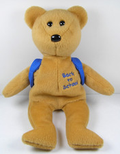 Ty Beanie Babies Books Brown Bear 9" Tall Toy Plush Figure 2005