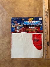 Masters of the Universe He Man Vintage Mattel Rotar Original Card Back