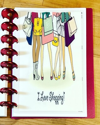 I Love Shopping DASHBOARD 4 use w TUL/Arc (8 disc) Planner~