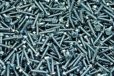 (700) Slotted Hex Washer 12 x 1 Sheet Metal Screw Type A Zinc SMS