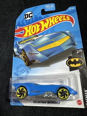 Coche De Juguete Hot Wheels Batmobile The Batman | Edición Azul, Escala 1:64, Coleccionable
