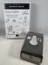 SNOWMAN SEASON Stamp Set SNOWMAN BUILDER Punch Stampin Up A22