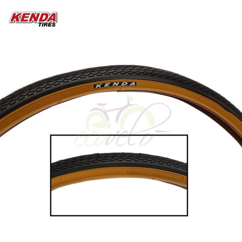 2 COPERTONI KENDA 26 X 1 3/8 +CAMERE PNEUMATICI (37-590) NERO PARA BICI VINTAGE - Imagen 4 de 5