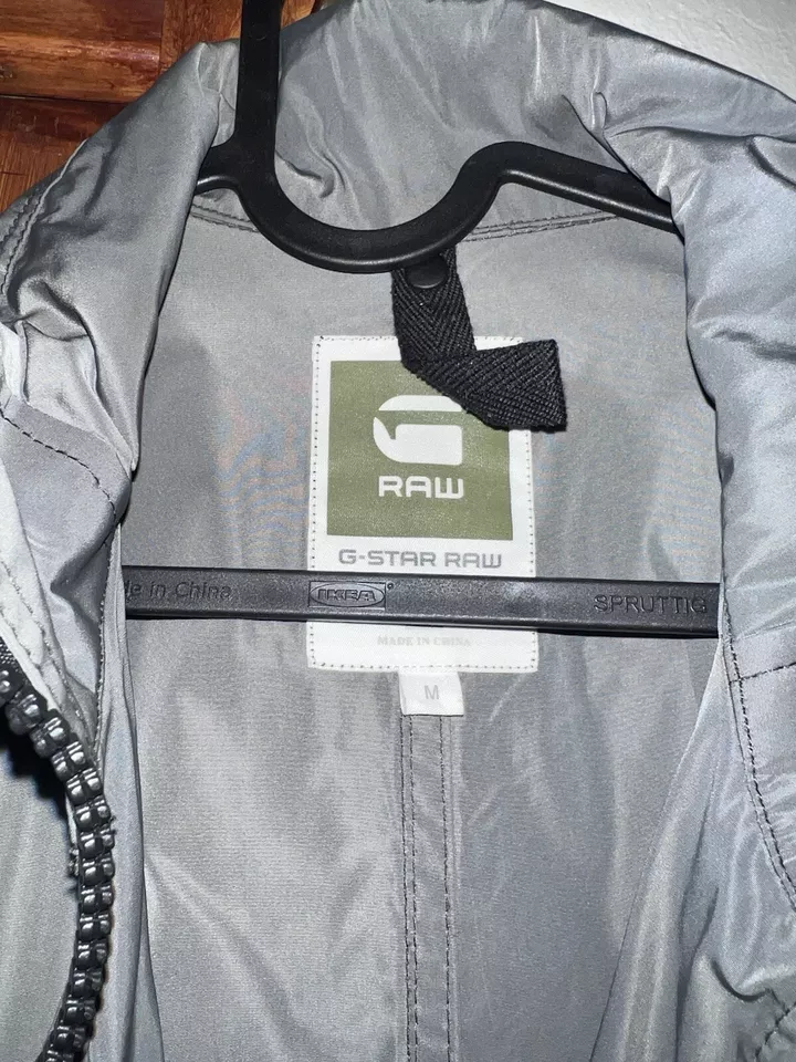 G-Star Raw Original Cargo Line Timor Biker Overshirt Moto Jacket Size Men M - Image 2 of 4