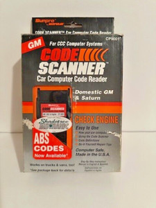 SUNPRO ACTRON III CODE SCANNER CP9001 GM & SATURN WITH USER GUIDES-UNTESTED