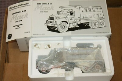 First Gear 1960 Mack Model B-61 Dump Truck Department of Roads 19-1437 1/34