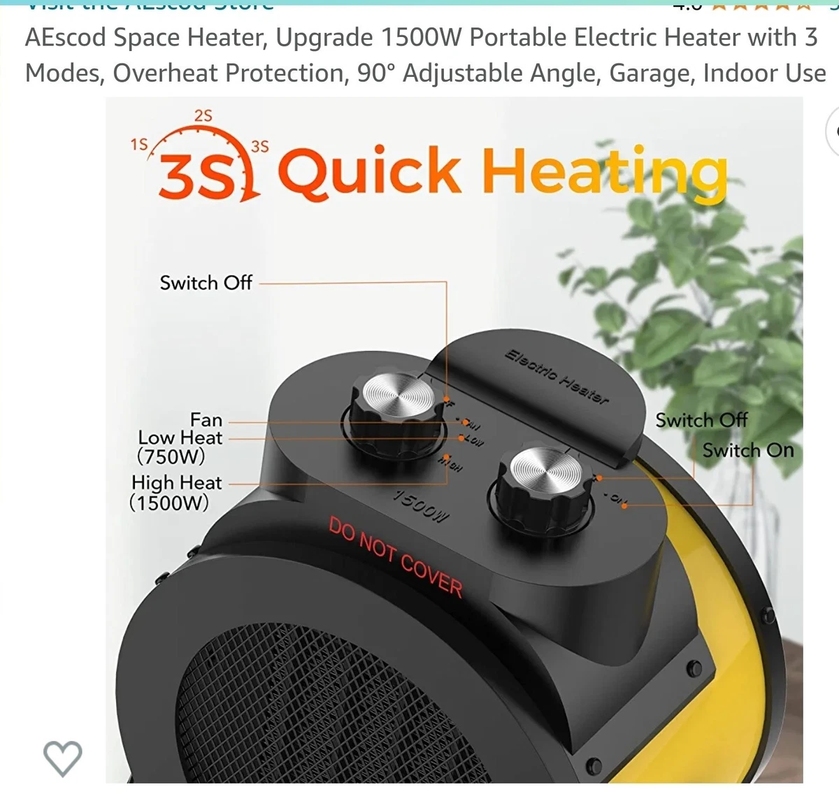Aescod Space Heater | eBay