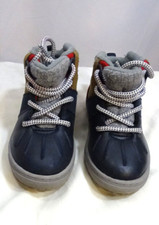 OshKosh B'gosh Navy/Brown Brent Hiking Boot Toddler Size 6M