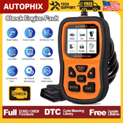 AUTOPHIX OBD2 OM126P Car Code Reader Auto Scanner Diagnostic Tool Engine Check