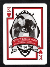 Lee Roy Jordan Hall of Fame Alabama Crimson Tide Vintage Football Playing Card