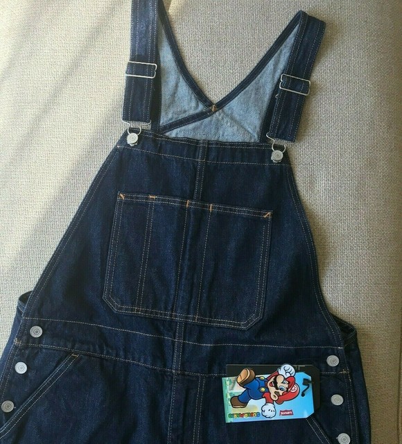 Levi's X Nintendo Super Mario Overalls Sz L 791070002 for sale online