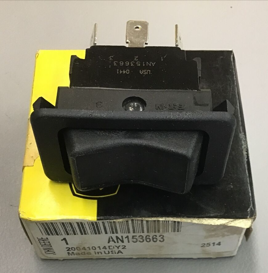 Genuine John Deere OEM Toggle/Rocker Switch #AN153663 (B325) | eBay 
