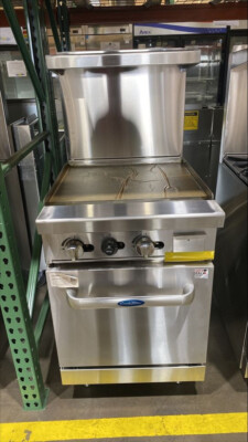 Atosa USA CookRite New ATO-24G, 24'' Stove Oven NATURAL GAS ONLY FREE LIFTGATE