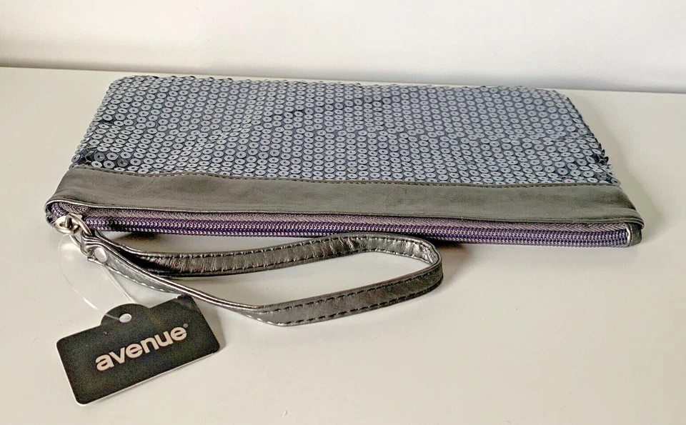 Avenue Party Bolso sin asas Bolso de mano Lentejuelas Gris Foto 4 de 4