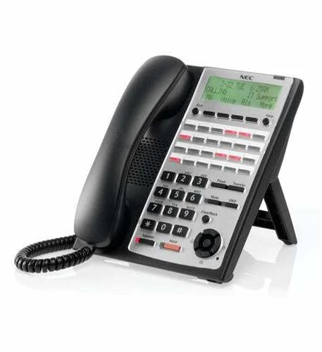 NEC 1100063 24-Button Full-Duplex Telephone - Black - Image 2 of 2