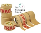 Brown Kraft Paper Packaging Parcel Tape Eco Friendly Biodegradable Recyclable50m