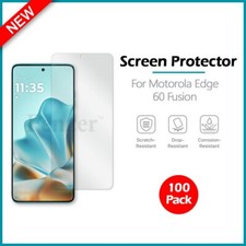 100-Pack LCD Ultra Clear HD Screen Protector for Phone Motorola Edge 60 Fusion