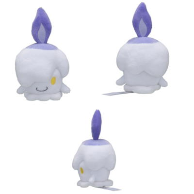 Figurine Pokemon Zukan 1/40 - Litwick, Lampent, Chandelure - Occasion Pour Collection