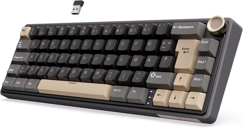 RK ROYAL KLUDGE R65 Gaming Tastatur 60 Prozent mit Knopf, Gasket Mechanische - Bild 1 von 6