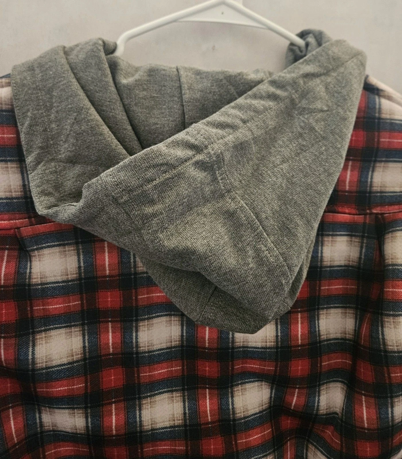 Brooklyns Best Mens Sherpa Lined Hooded Plaid Shacket Small NWT Jacket - product detail image 10