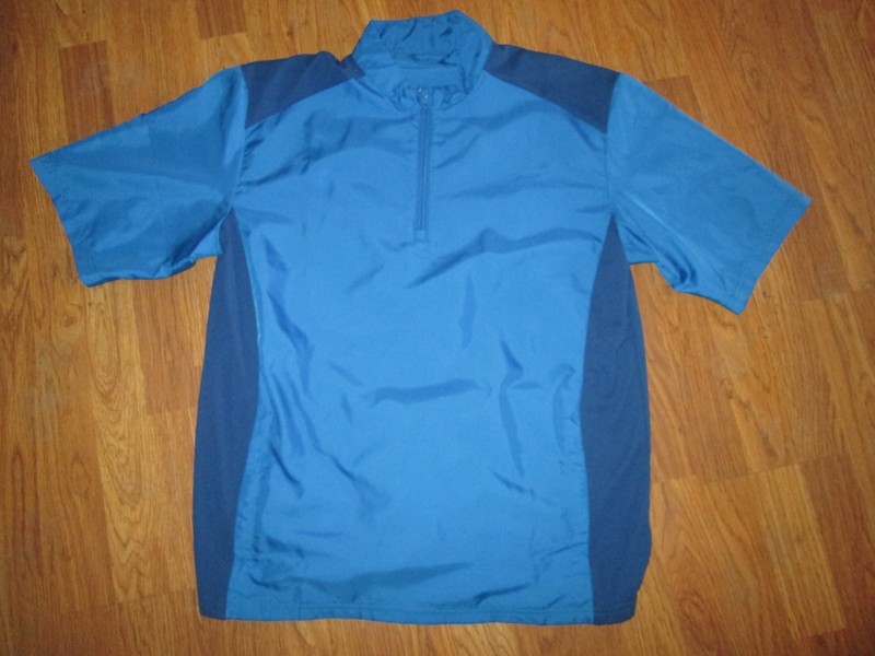 Mens ADIDAS quarter zip  golf windbreaker pullover jacket shirt sz L Lg