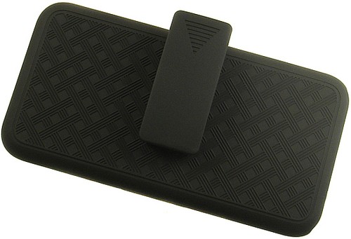 Noir Tissage Béquille Coque + Clip Ceinture Holster Support Pour IPHONE 6 Plus - Photo 6 sur 11