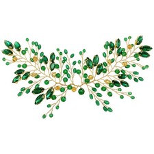 Rhinestone Crystal Bridal Wedding Headpiece Hair Vine Pieces for Women Girls