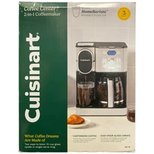 Cuisinart Coffee Center 2-in-1 Coffeemaker, 12 Cup/Single Serve, Stainless Steel