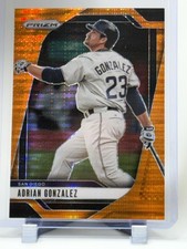 2025 Panini Prizm Adrian Gonzalez #161 Orange Pulsar Prizm 393/399