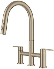 Kraus KPF-3122 Oletto 1.8 GPM Bridge Pull Down Kitchen Faucet - Spot Free