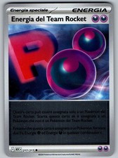 Energia del Team Rocket 217/217 Reverse Holo Ascesa Eroica Carta Pokémon ITA NM