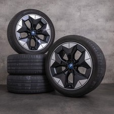 BMW iX3 Felgen 20 Zoll G08 Sommerräder 6894844 6894845 Styling 843 jet black